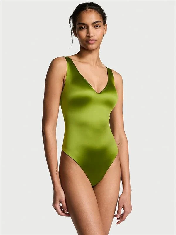 Sosleek Puruzsuzlestirici Derin V Yaka Body ön görünüm