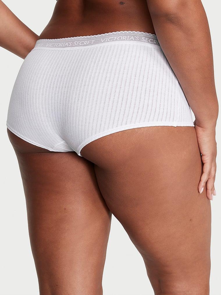 Beli Dantelli Pamuklu Boyshort Kulot arka görünüm