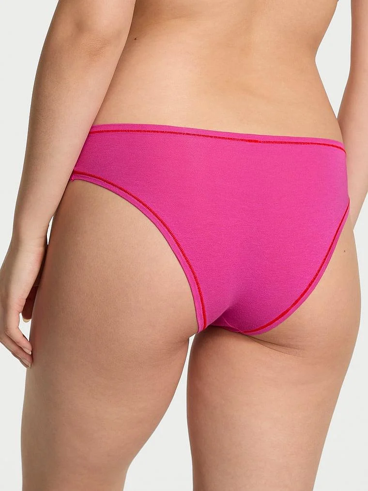 Pink Pamuklu Cheeky Kulot arka görünümü