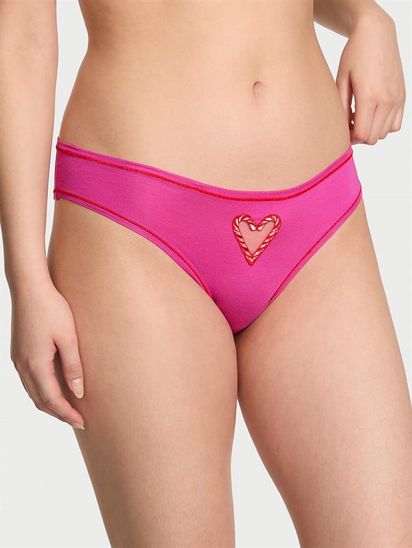 Pink Pamuklu Cheeky Kulot