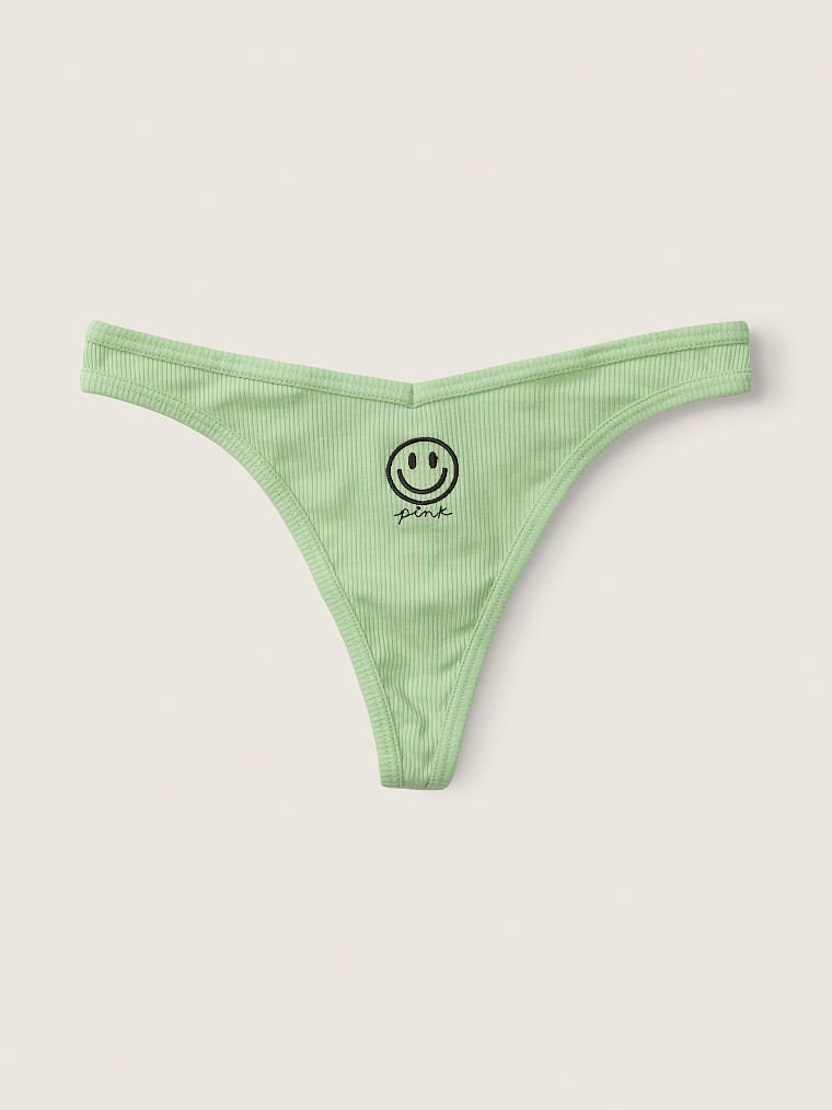 Pink Pamuk Tanga Kulot arka görünümü