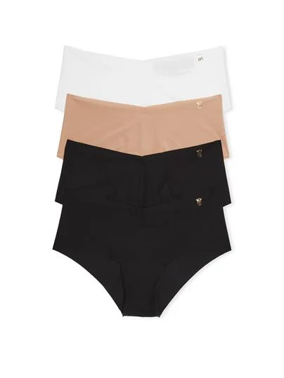 4lu Lazer Kesim Cheeky Kulot ön görünüm