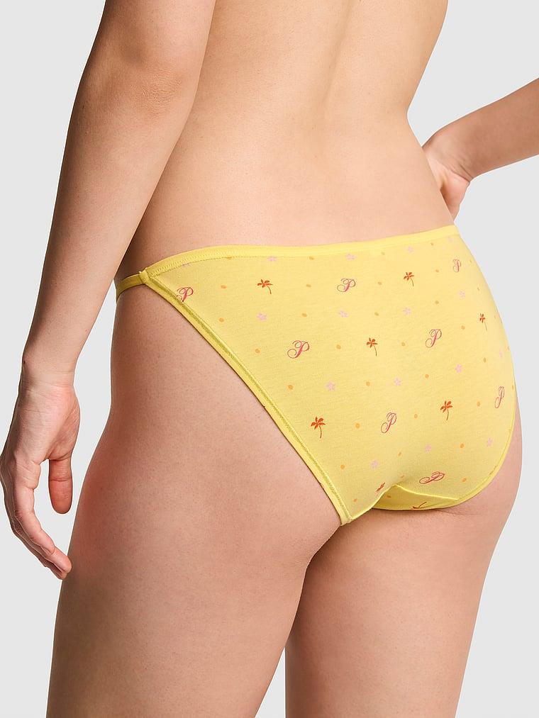 Pink Pamuklu Askili Bikini Kulot arka görünümü