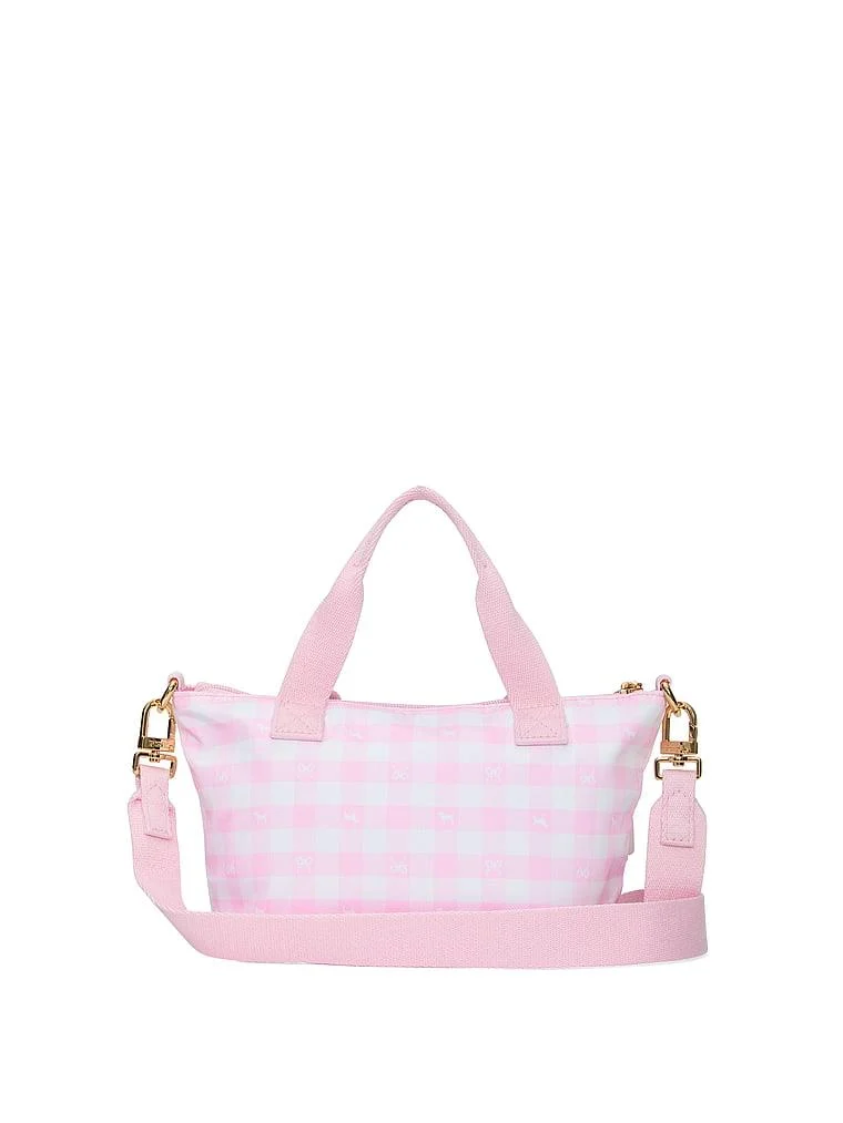 Pink Pink X Loveshackfancy Mini Tote Çanta arka görünüm