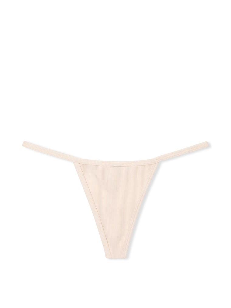 Pink Pamuklu V String Kulot arka görünümü