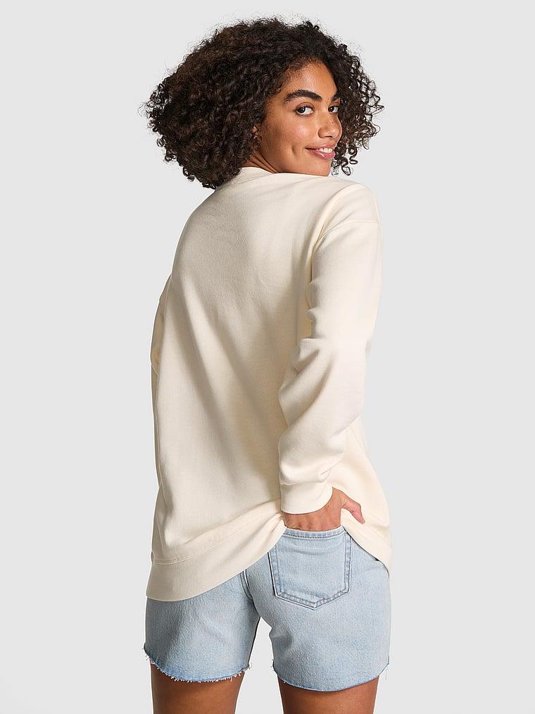 Pink Ivy Oversize Sweatshirt arka görünümü