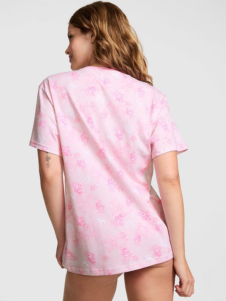 Pink Pink X Loveshackfancy Pamuklu Tisort arka görünüm