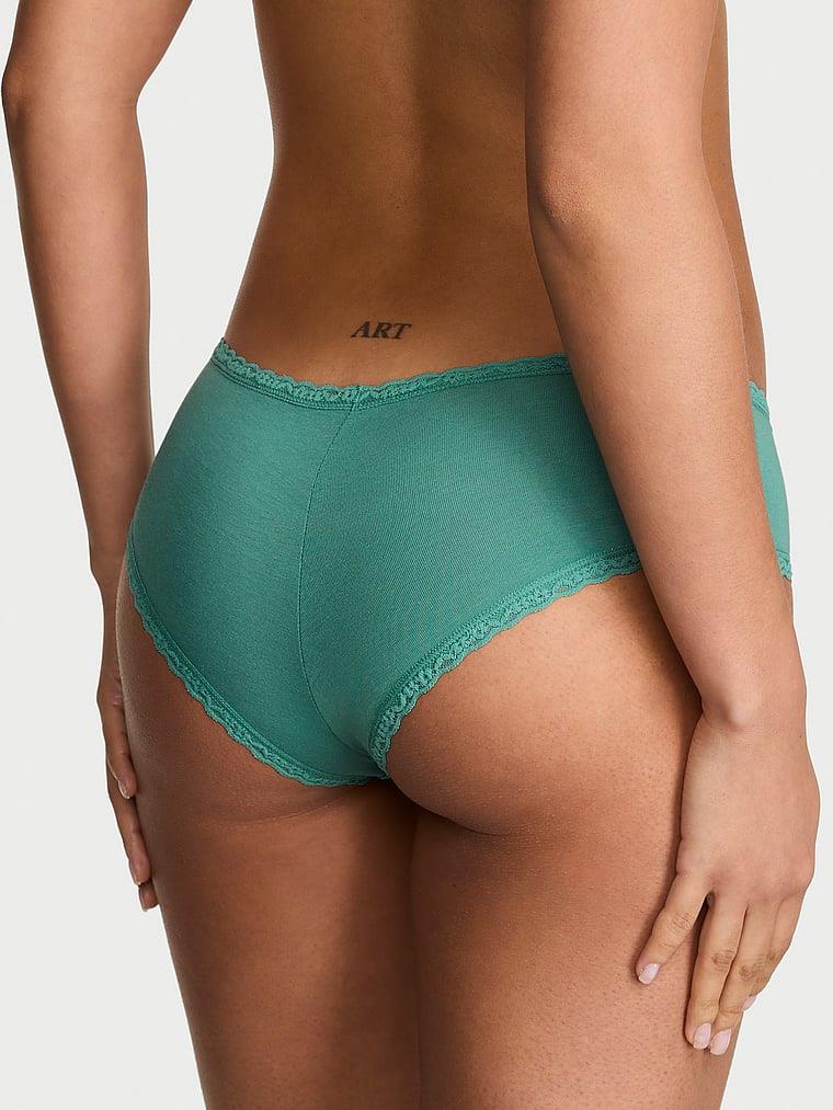 Beli Dantelli Pamuklu Cheeky Kulot arka görünümü