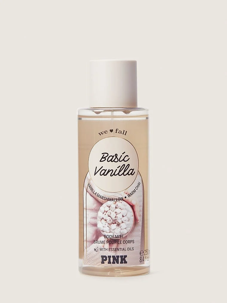 Basic Vanilla Vücut Spreyi arka görünüm
