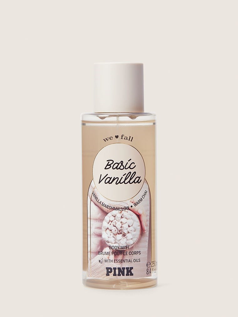 Basic Vanilla Vücut Spreyi arka görünümü
