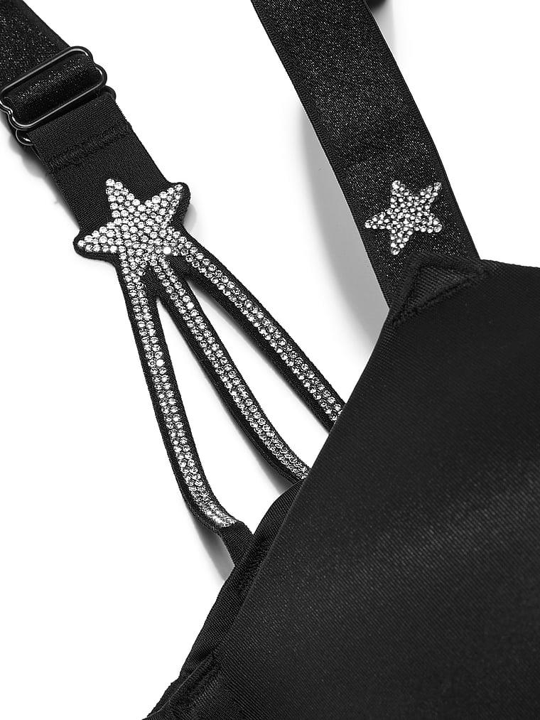 Bombshell 2 Beden Buyuk Gosteren Starstruck Işıltılı Push Up Sütyen arka görünümü