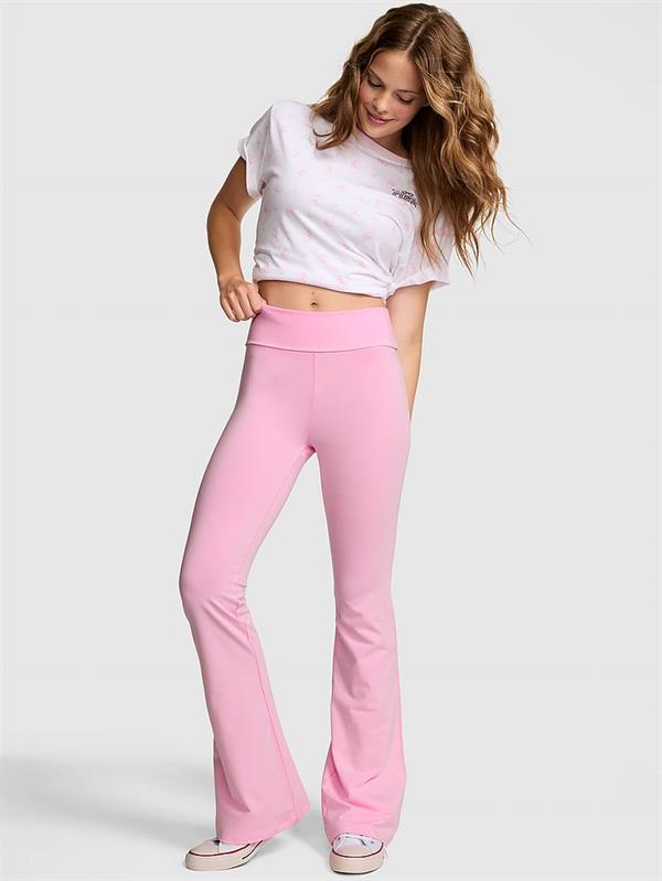 Pink Pink X Loveshackfancy Beli Katlanabilen Ispanyol Paca Tayt