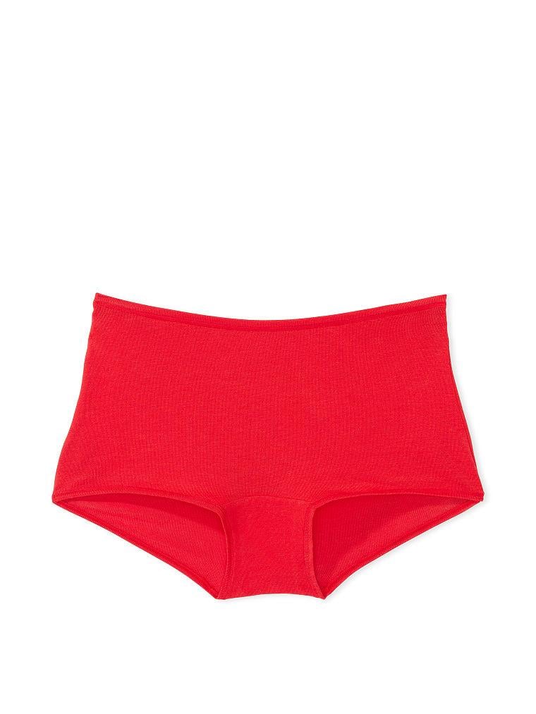 Pink Pamuklu Boyshort Kulot arka görünümü