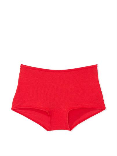 Pink Pamuklu Boyshort Kulot