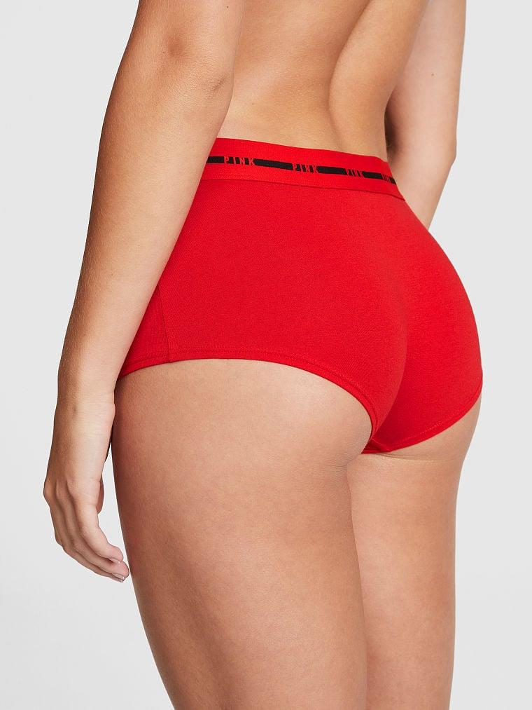 Pink Logolu Boyshort Kulot arka görünümü