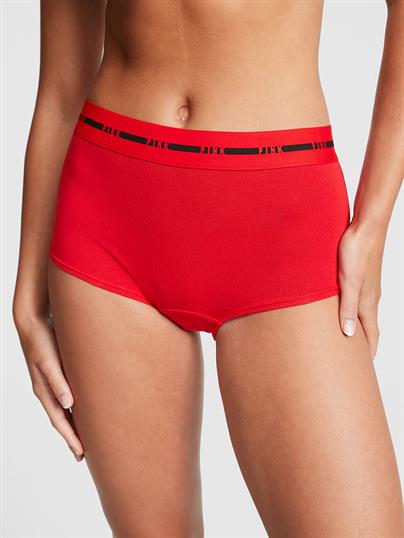 Pink Logolu Boyshort Kulot ön görünüm