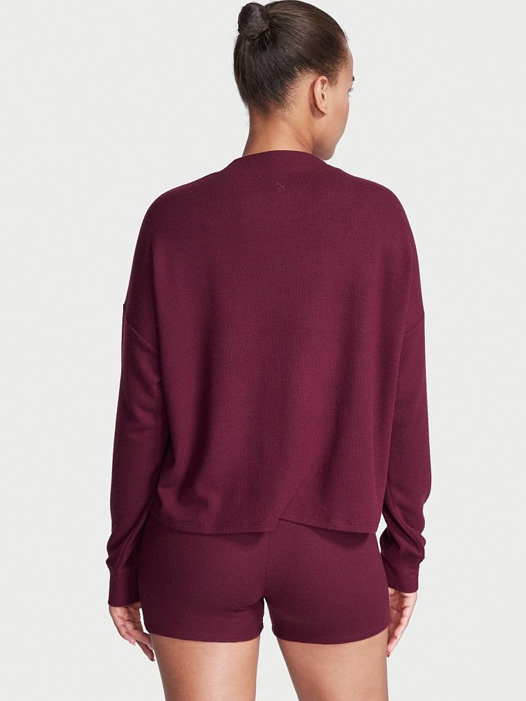Glow Waffle Sweatshirt Ve Bisiklet Sortlu Takim arka görünümü