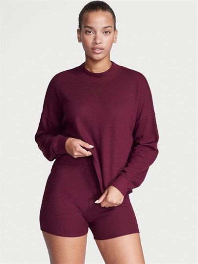 Glow Waffle Sweatshirt Ve Bisiklet Sortlu Takim