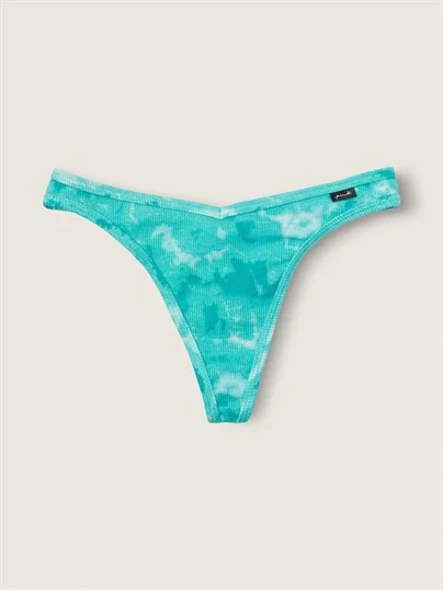 Pink Pamuk Tanga Kulot