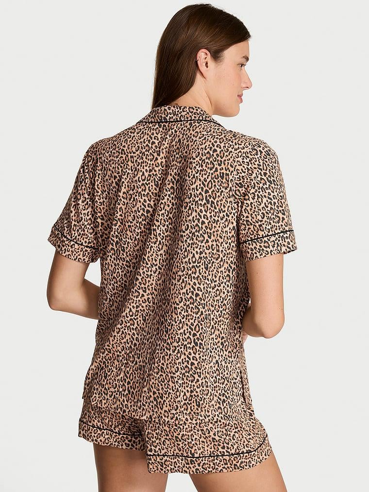 Modal Kısa Pijama Takimi arka görünüm