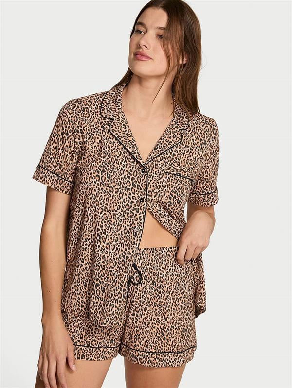 Modal Kısa Pijama Takimi ön görünüm