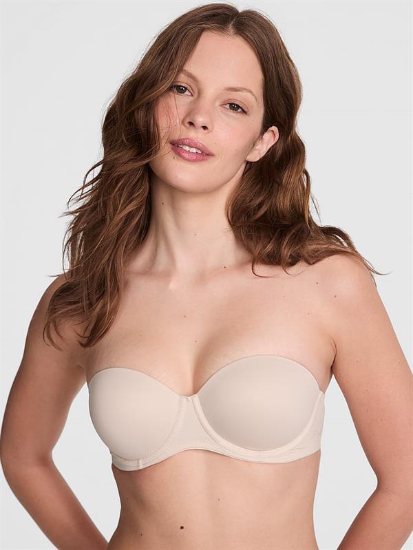 Pink Wear Everywhere Push Up Straplez Sütyen