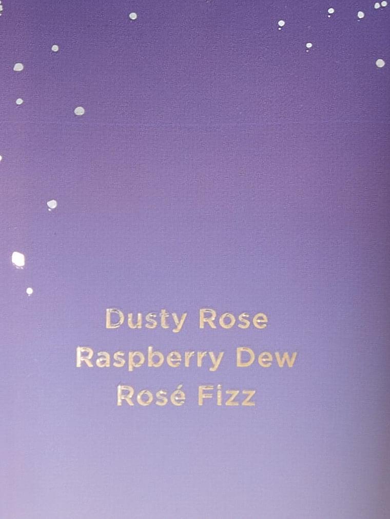 Limited Edition Celestial Rose Vücut Losyonu arka görünümü