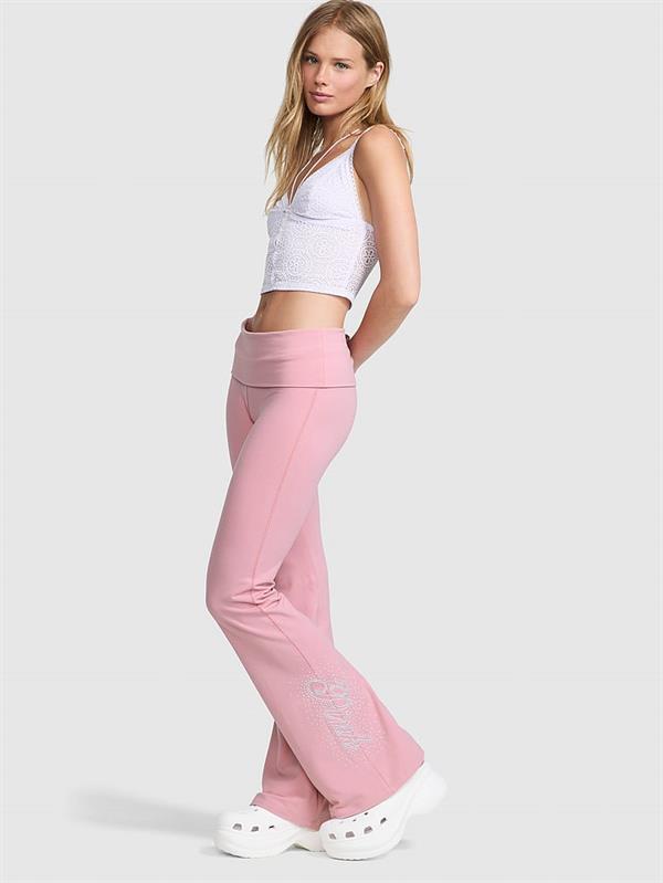 Pink All Day Beli Katlanabilen Ispanyol Paca Tayt