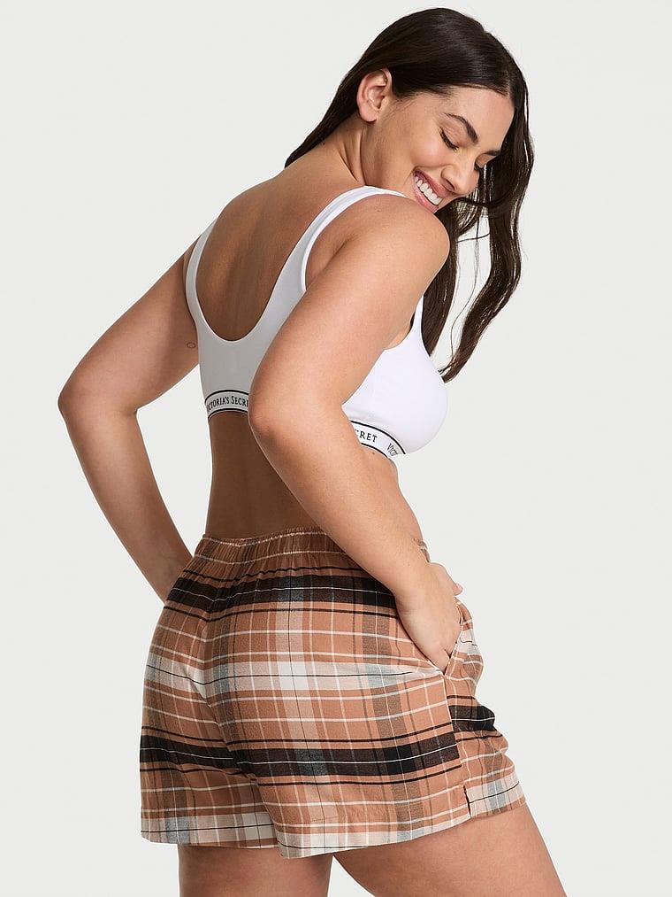Modal Pamuklu Kısa Sort Pijama arka görünümü