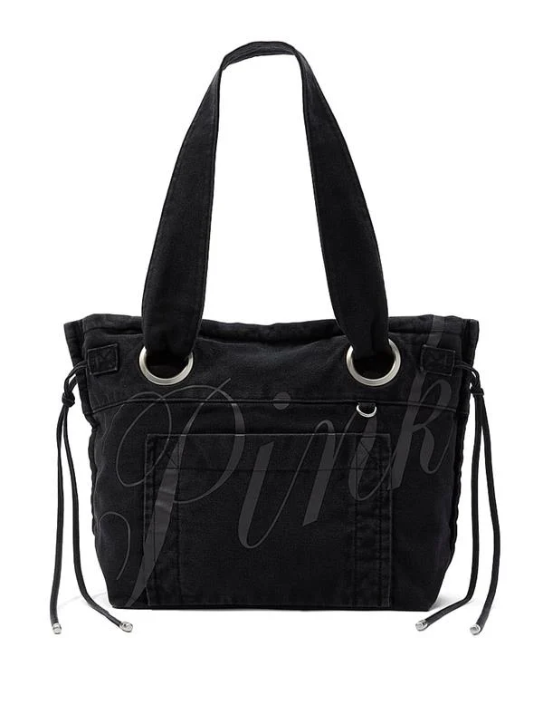 Pink Kanvas Tote Çanta
