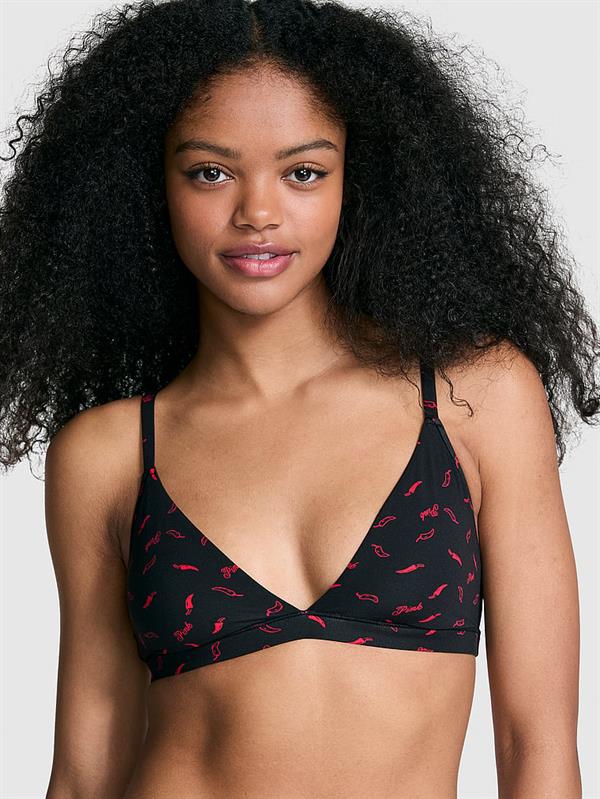 Pink Base Esnek Ucgen Bralet