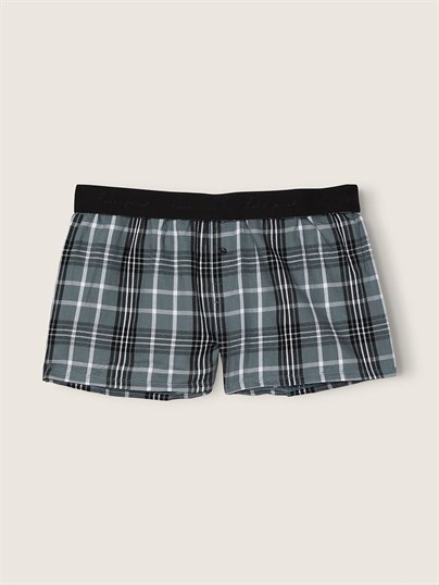 Pink Flannel Pijama Boxer