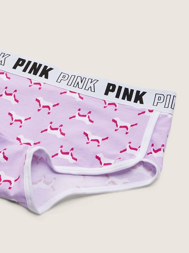 Pink Logolu Boyshort Kulot arka görünümü