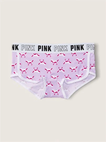 Pink Logolu Boyshort Kulot