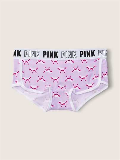Pink Logolu Boyshort Kulot