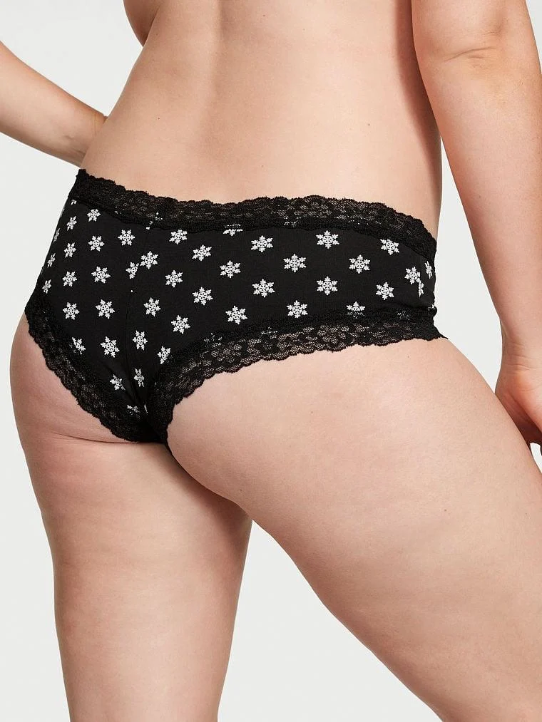 Posey Beli Dantelli Pamuklu Cheeky Kulot arka görünüm