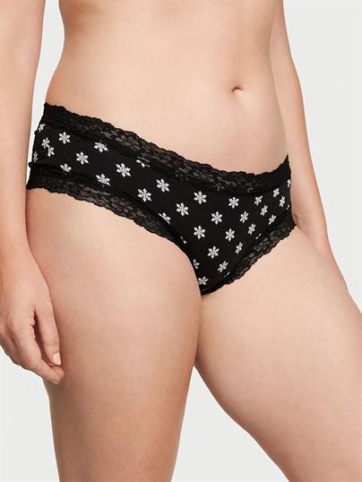 Posey Beli Dantelli Pamuklu Cheeky Kulot ön görünüm