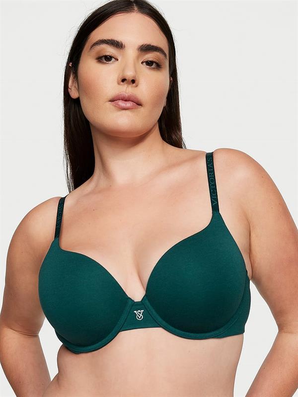 Işıltılı Logolu Pamuklu Perfect Shape Push Up Sütyen