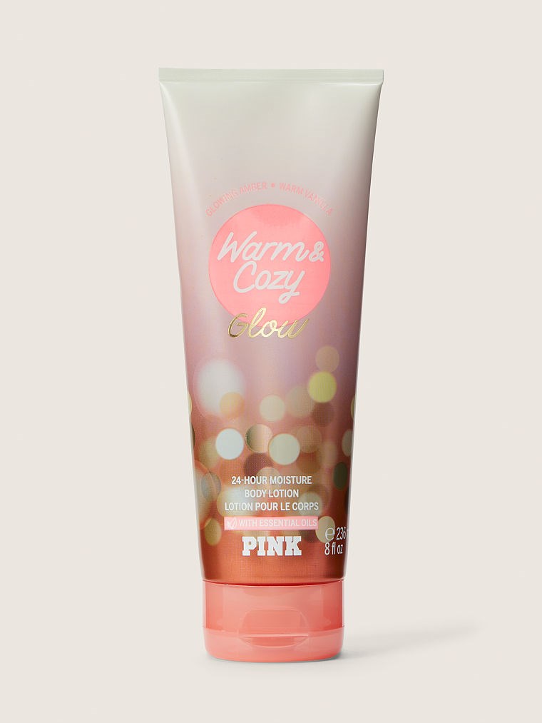 Pink Warm Cozy Holiday Vücut Losyonu arka görünümü