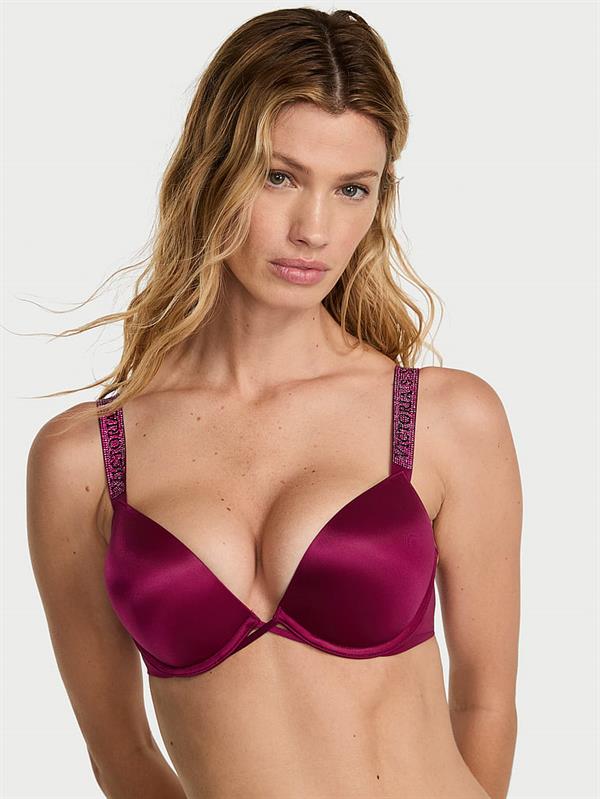Bombshell Işıltılı Askili 2 Beden Buyuk Gosteren Push Up Sütyen