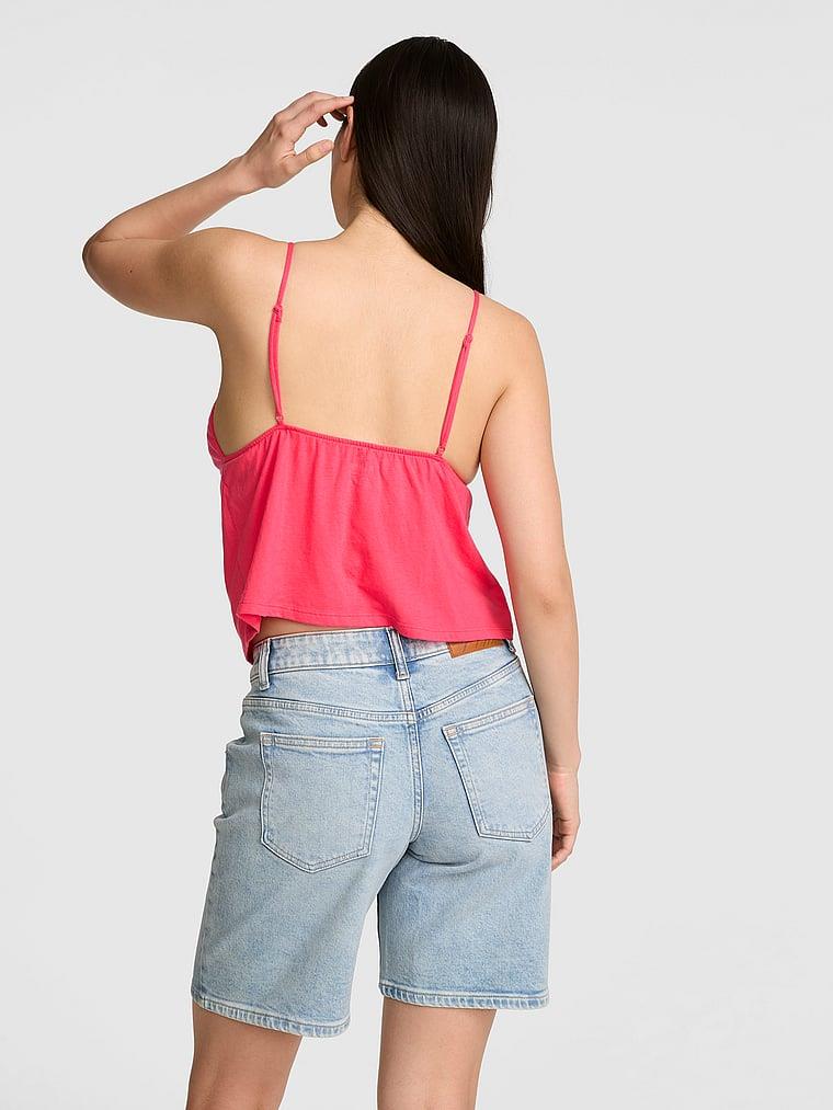 Pink Dream Jersey Babydoll Askili Bluz arka görünümü