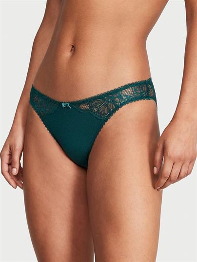 Dantel Detayli Pamuk Bikini Kulot