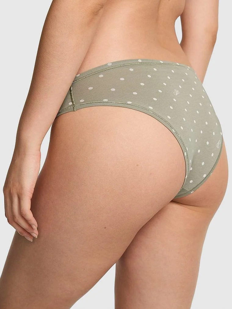 Pink Pamuklu Cheeky Kulot arka görünümü