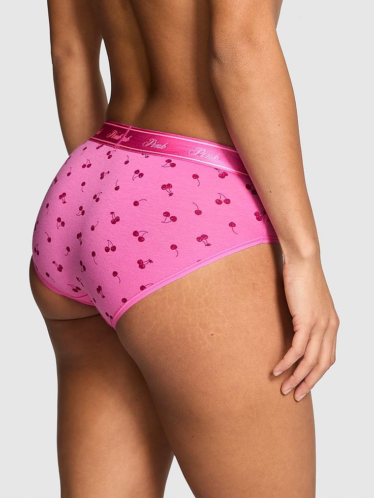 Pink Logolu Pamuklu Hiphugger Kulot arka görünümü