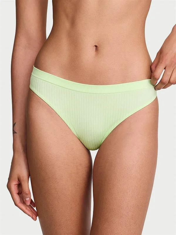 Seamless Ince Ribanali Tanga ön görünüm