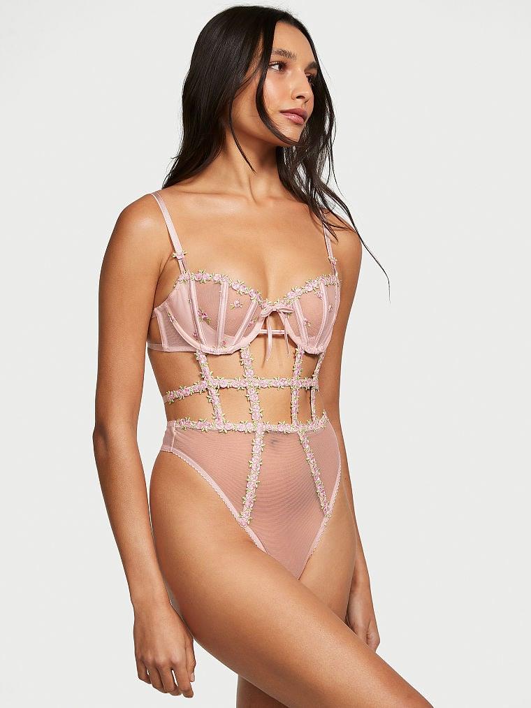 Wicked Astarsiz Rosebud Islemeli Teddy arka görünümü