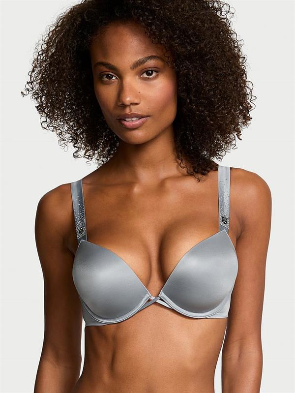 Bombshell 2 Beden Buyuk Gosteren Işıltılı Askili Push Up Sütyen