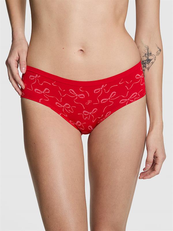 Pink Seamless Hiphugger Kulot ön görünüm
