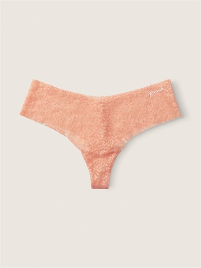 Pink Lazer Kesim Yumuşak Dantelli Tanga Kulot