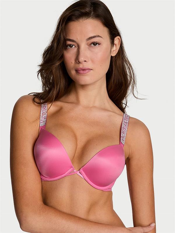 Bombshell Işıltılı Askili 2 Beden Buyuk Gosteren Push Up Sütyen